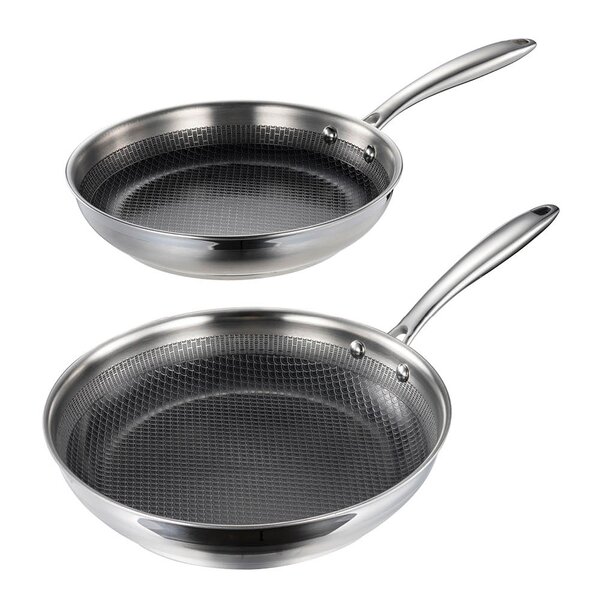 Optimal stekepannesett gryte m/keramisk belegg 2 stk 24+28 cm