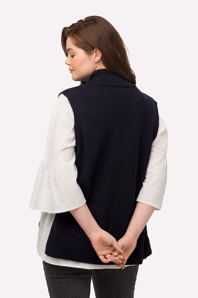 Eco Cotton Open Seam Sweater Vest