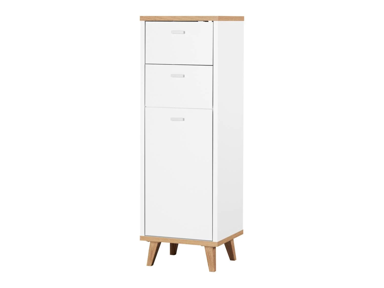 LIVARNO home Meuble pour salle de bains Corfu, 32 x 96 x 28 cm, blanc/imitation chne