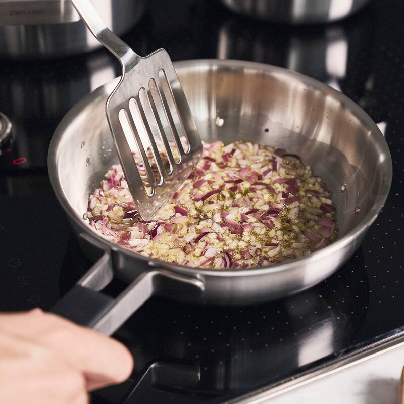 Pure stekepanne 20 cm i 3-lag rustfritt stål