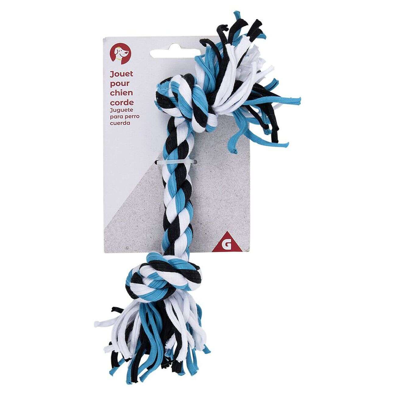 Jouet pour chien Corde à 2 noeuds L.24 cm