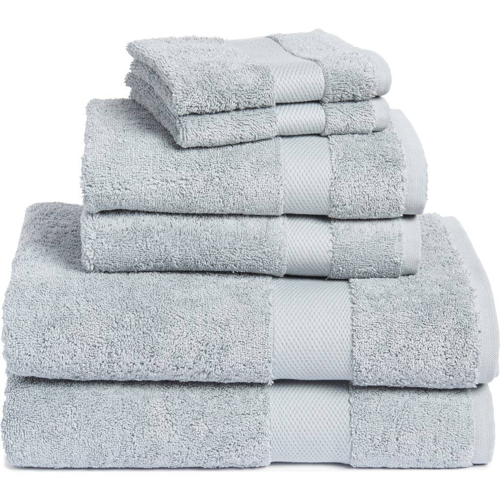 Boll & Branch Plush 6-Piece Organic Cotton Bath Towel Set in Shore