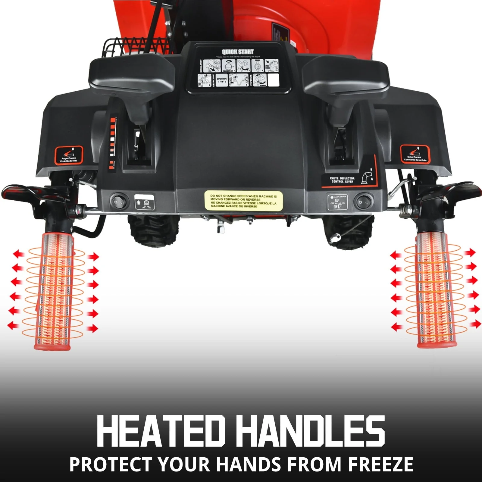 24 in Two Stage Electric Start BS 208CC Self Propelled Gas Snow Blower HB7109A Image 9