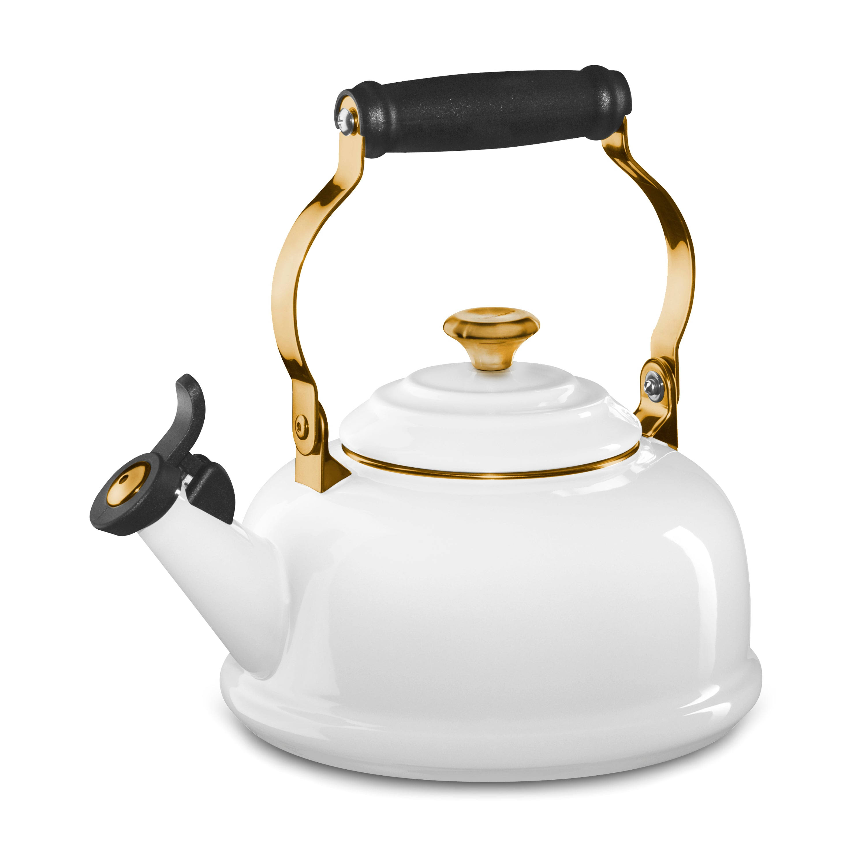 Le Creuset Noel Whistling Kettle ,White