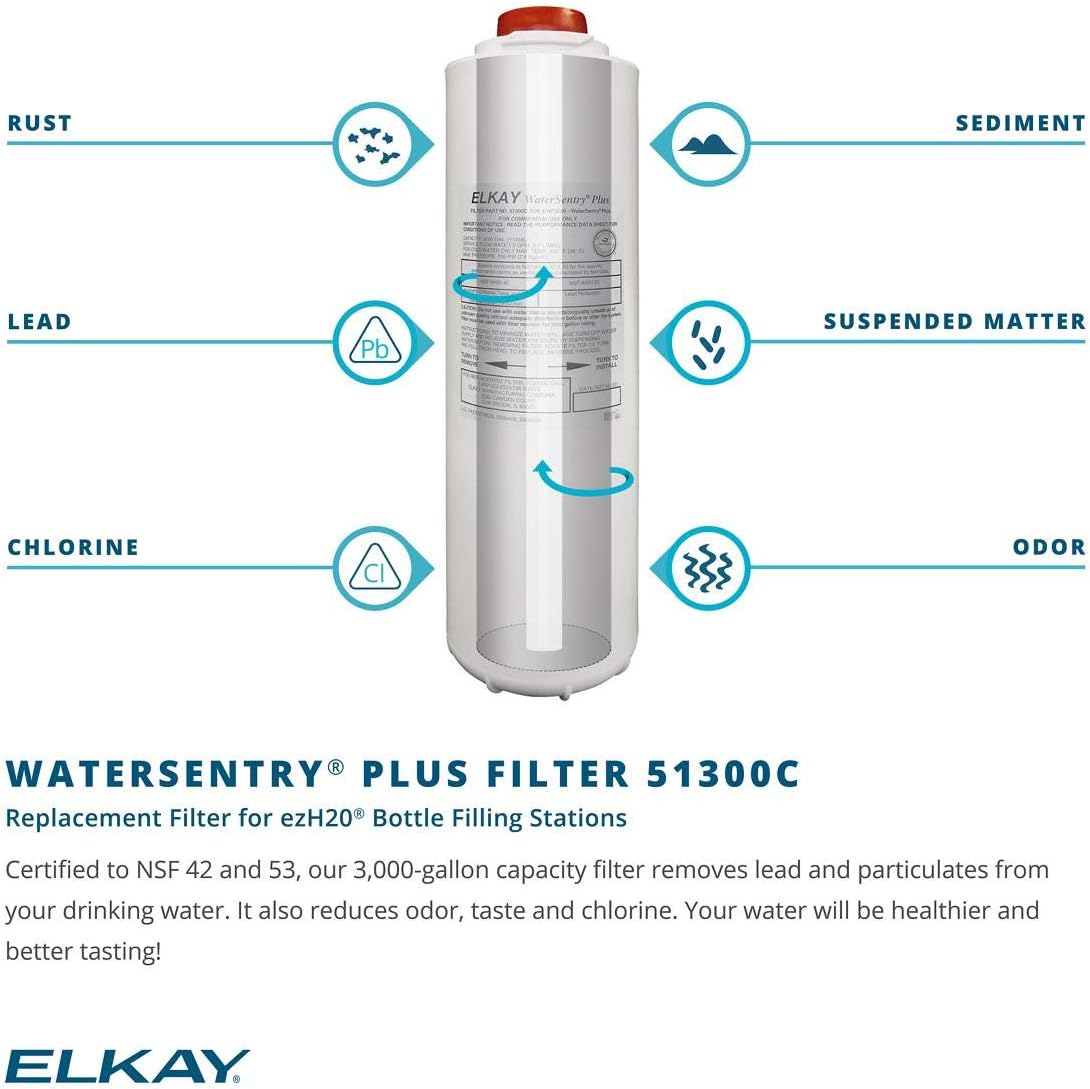 Elkay LBWDC00WHC Water Dispenser, Aspen White