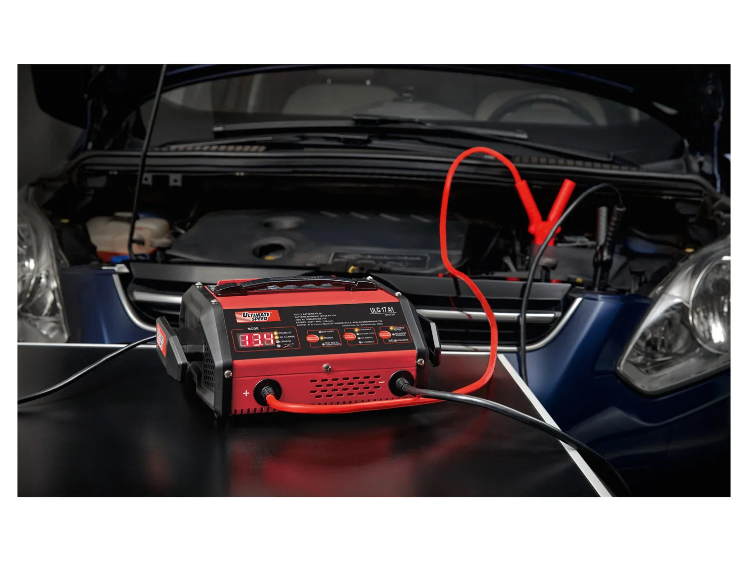 ULTIMATE SPEED Chargeur de voiture avec fonction d'aide au dmarrage ULG 17 A1
