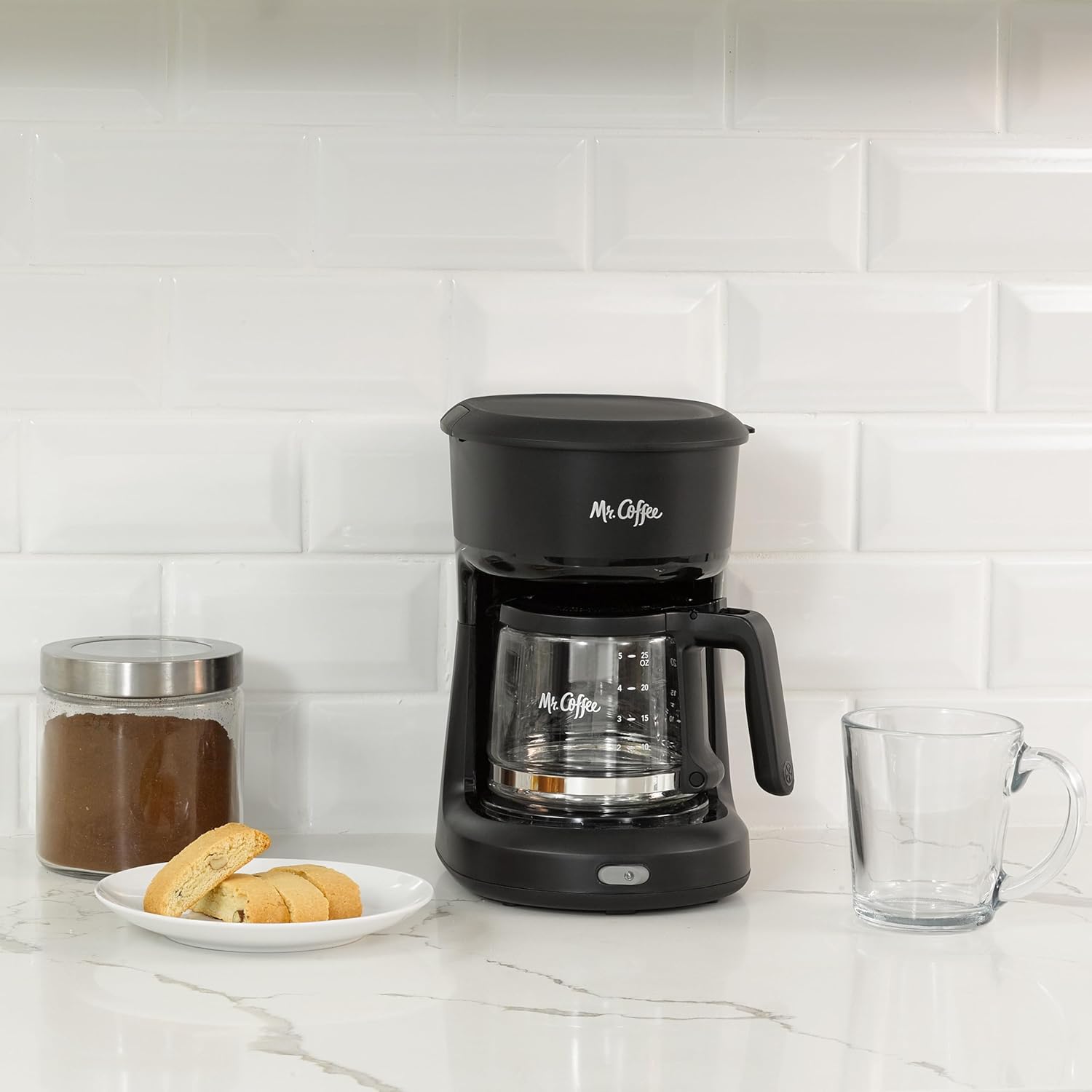 Mr. Coffee® 5-Cup Mini Brew Switch Coffee Maker, Black