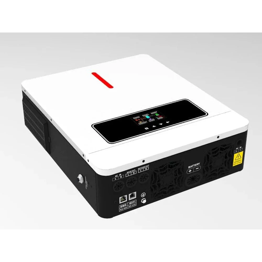 3600W Hybrid Pure Sine Wave Power Inverter with 120A Mppt Solar Charger .Dc 24V to AC 110V 60HZ Solar Converter for Home,car &Cabin