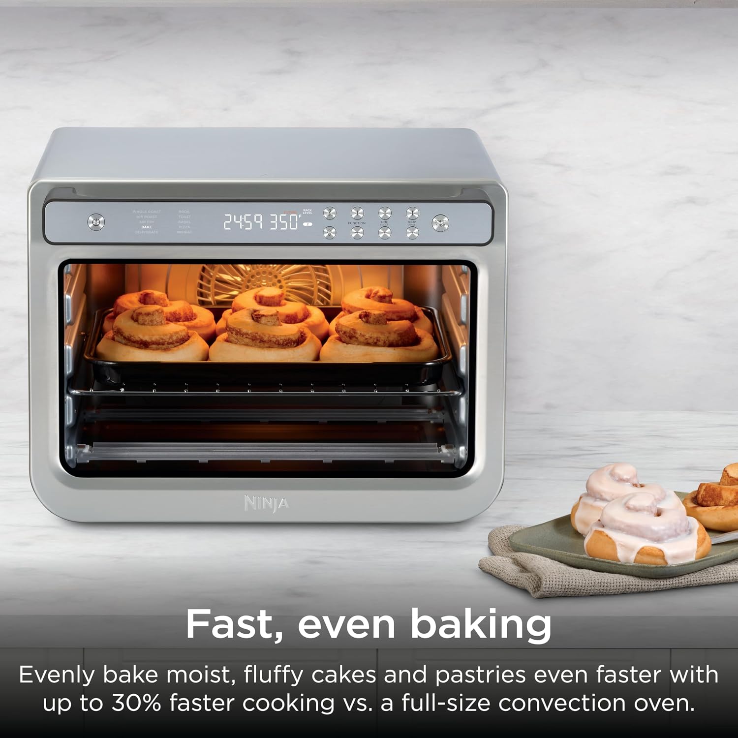 Ninja Prestige Smart XL Countertop Oven, 10-in-1, Stainless Steel, DT501