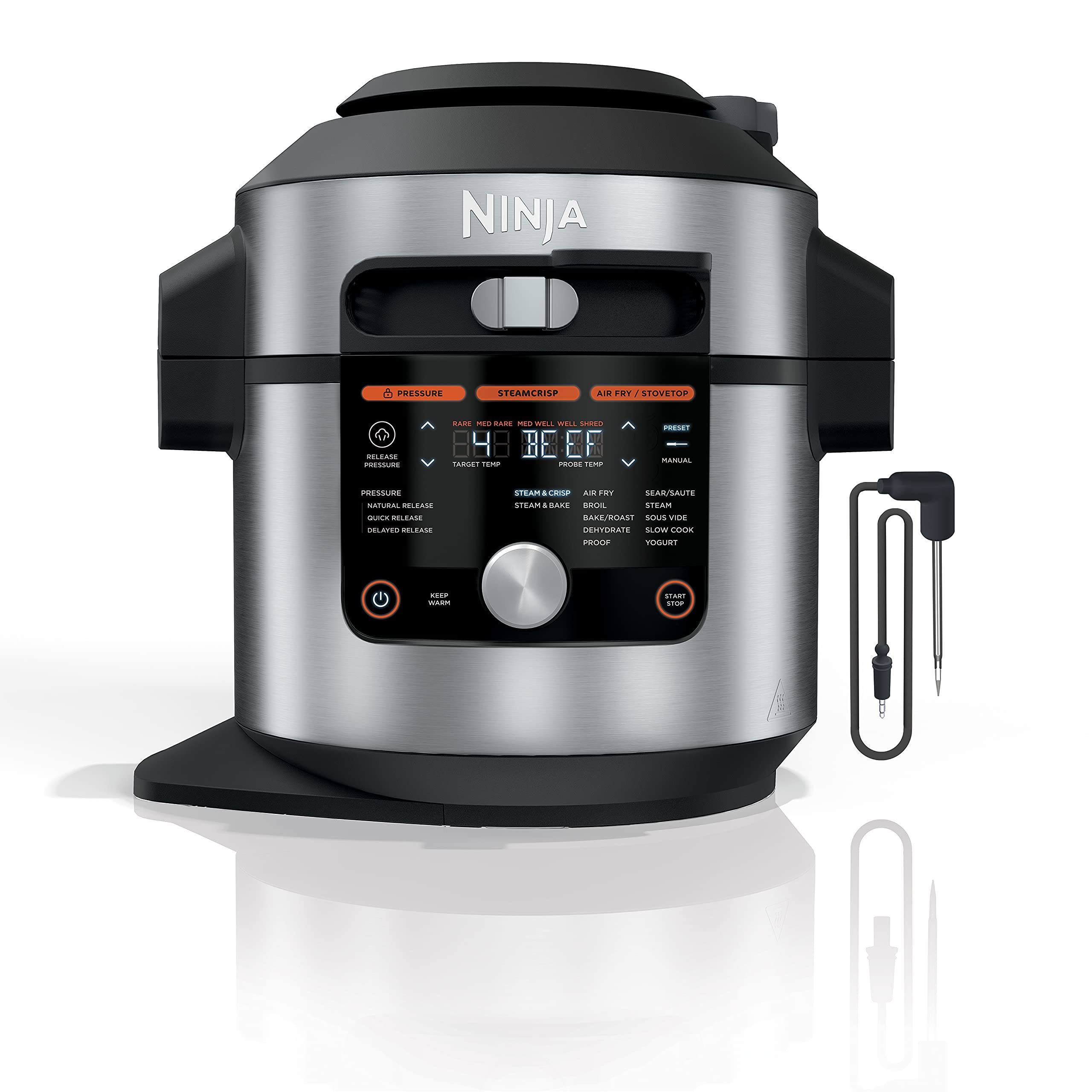 Ninja Foodi 14-in-1 8-Qt. Smart XL Pressure Cooker Steam Fryer with SmartLid OL701