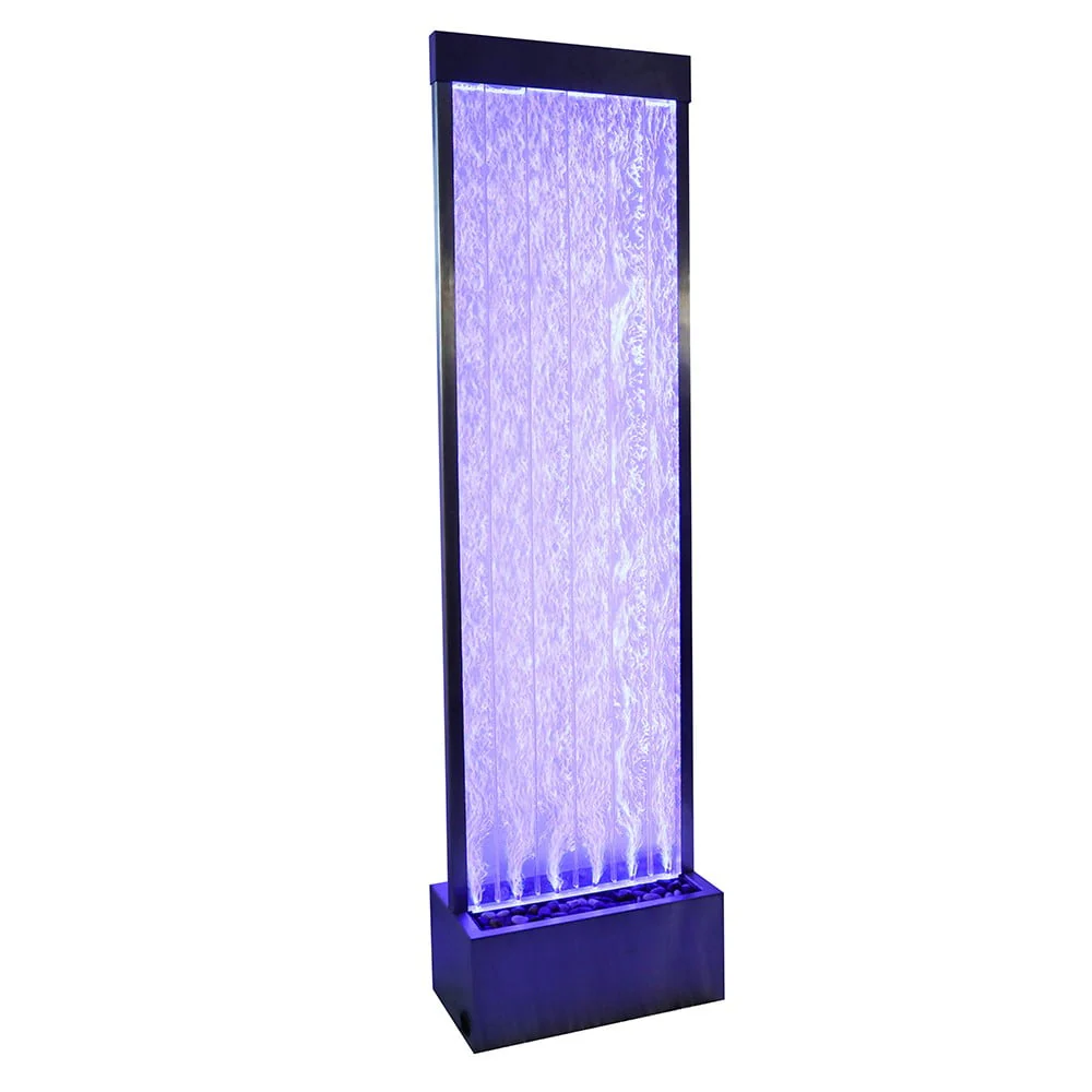 72'' Acrylic Bubble Fountain, Standing Bubble Panel, Color Lights/Remote Ctrl Image 10