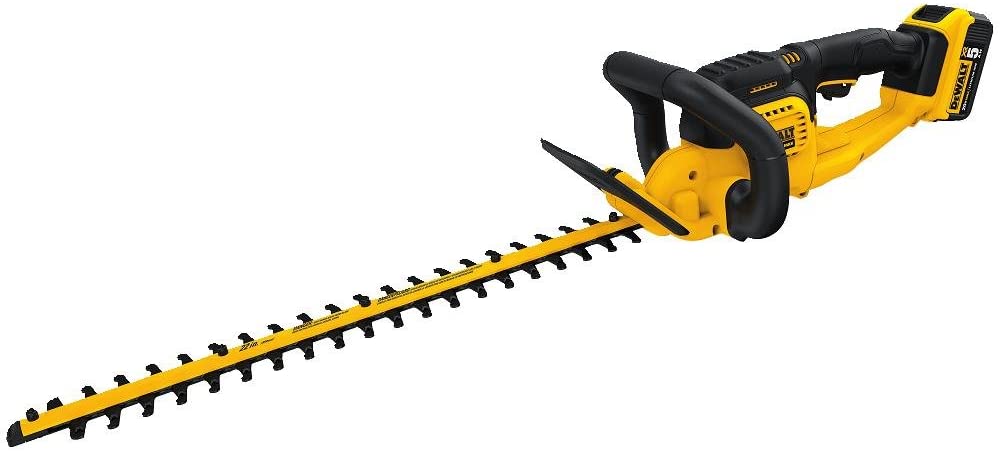 TAILLE-HAIE SANS FIL DEWALT 20V MAX, 5,0 AH, 22 POUCES (DCHT820P1)