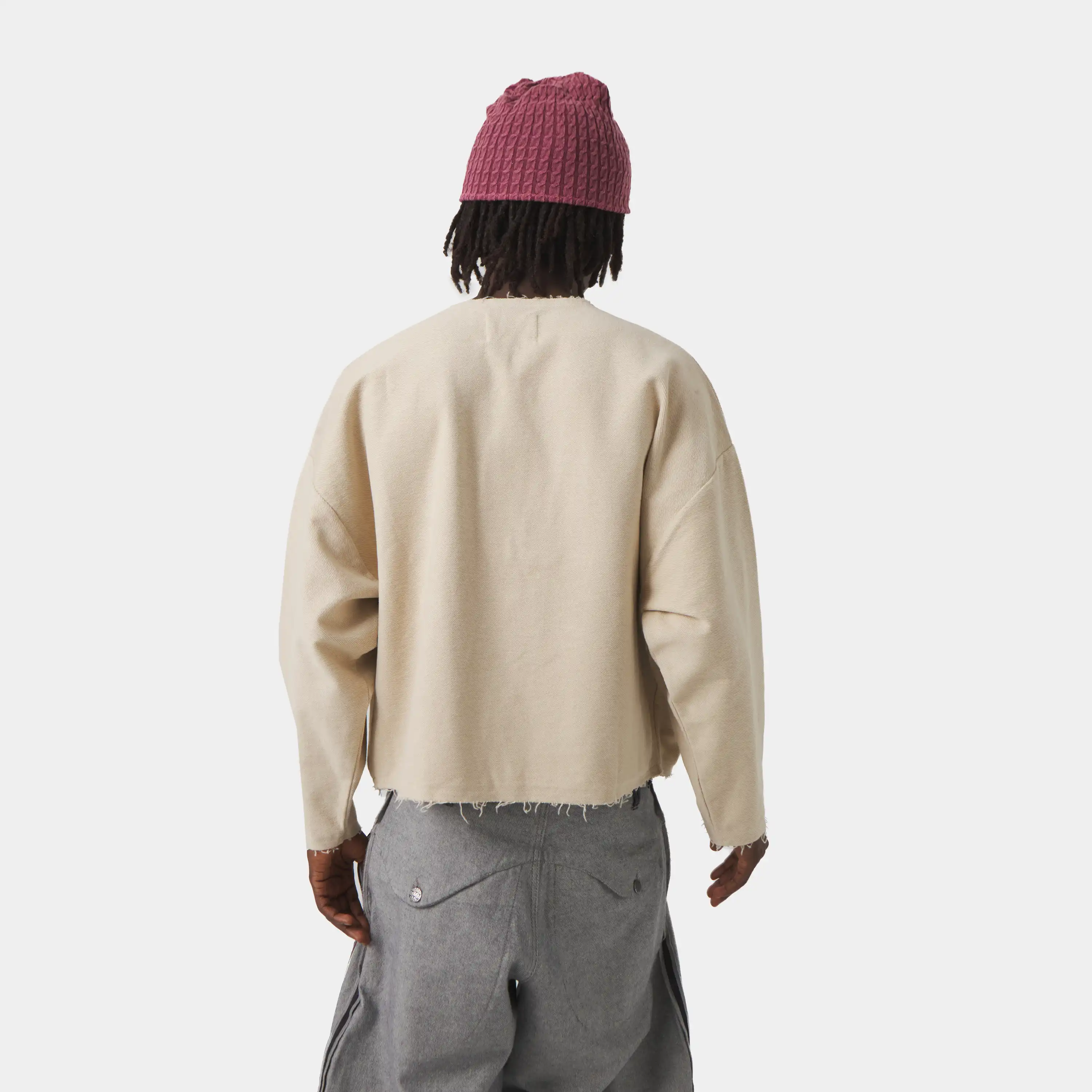 Patches Sand Oversized Crewneck
