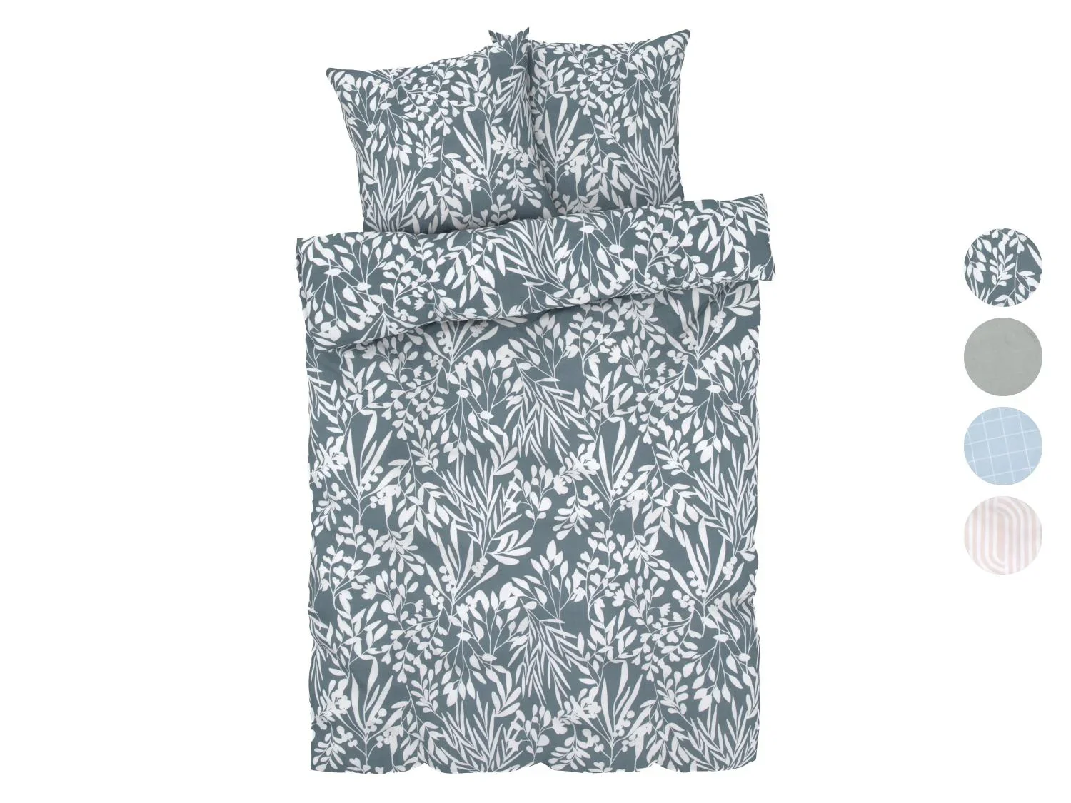 LIVARNO home Parure de lit double face en percale, 240 x 260 cm
