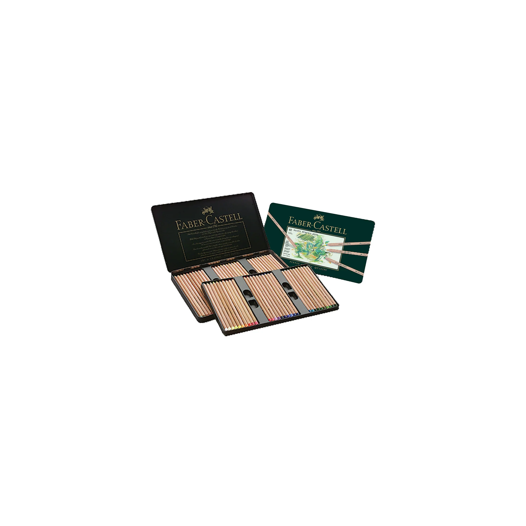 Crayons pastel Pitt, boîte de 60