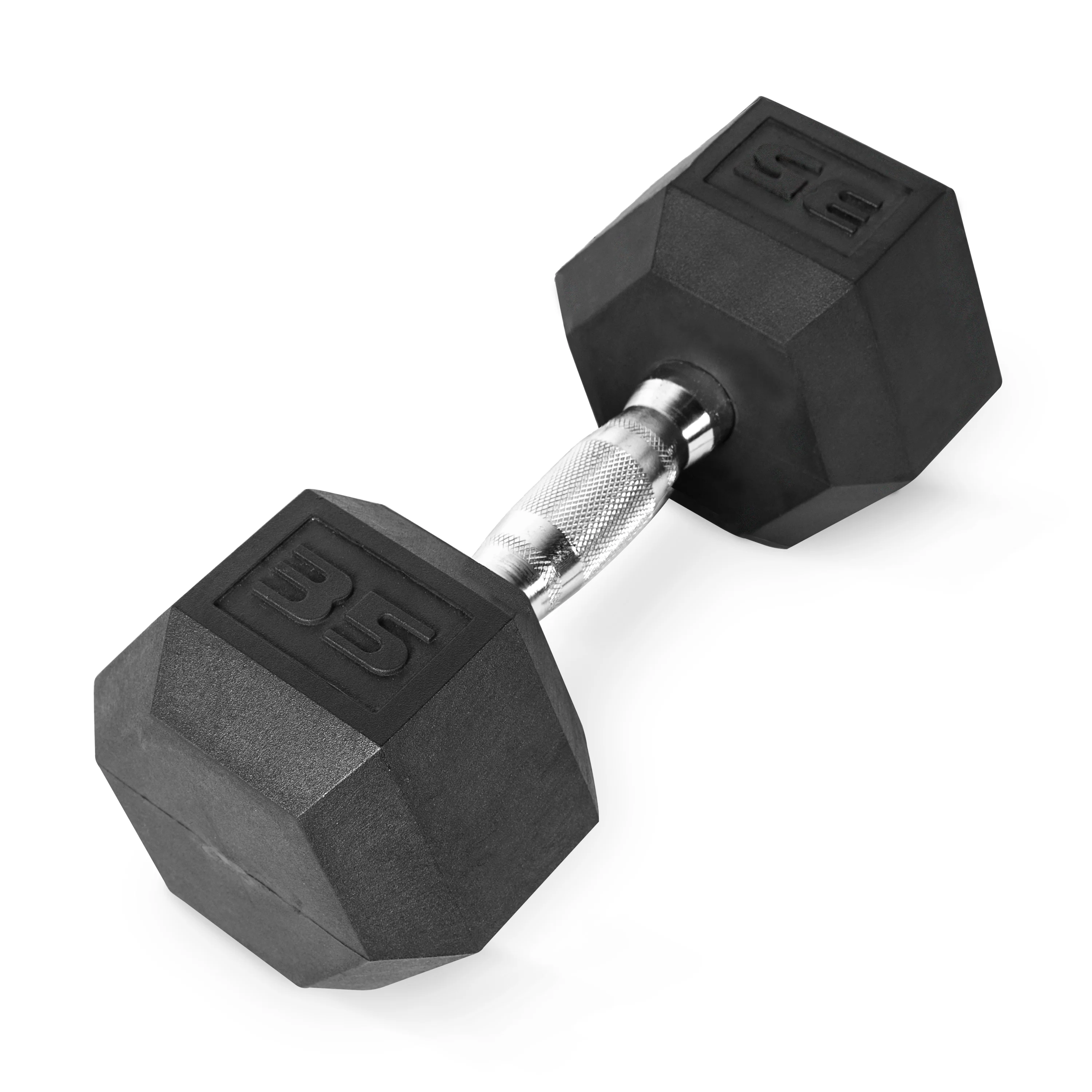150lb Rubber Hex Dumbbell Set(150 LB Set) - Image 10