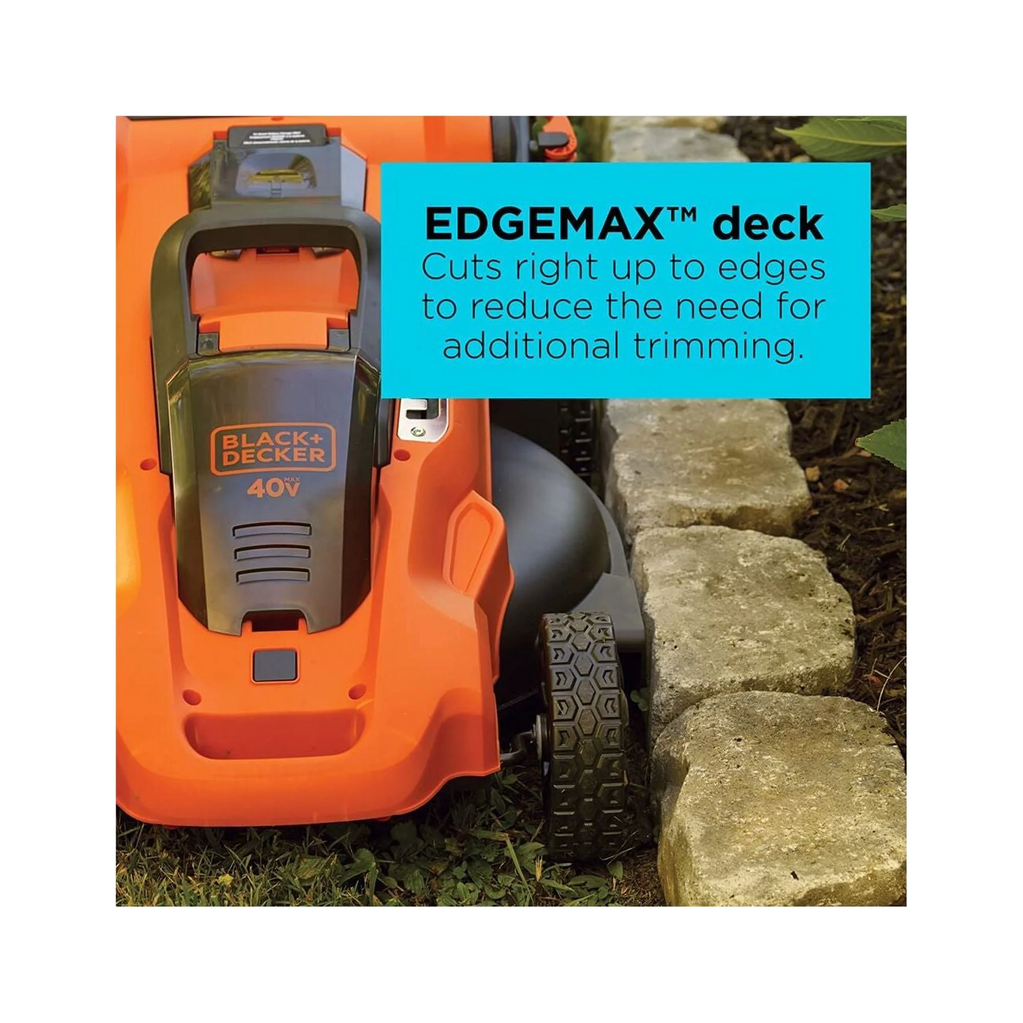 40V MAX* Cordless Lawn Mower with Battery and Charger Included, (CM2043C)(7" x 10") - Image 4