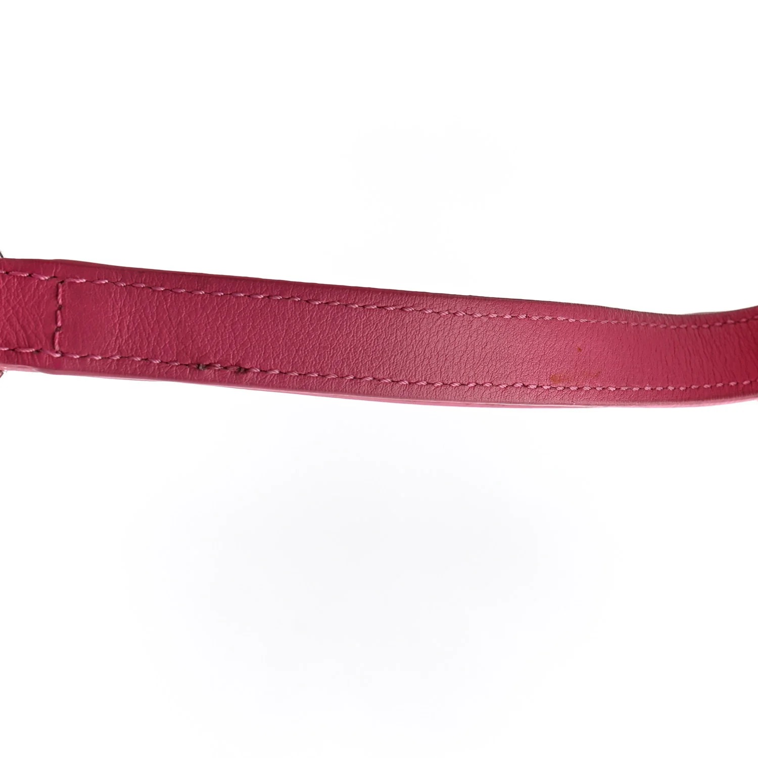 Patent Round As Earth Evening Bag Pink