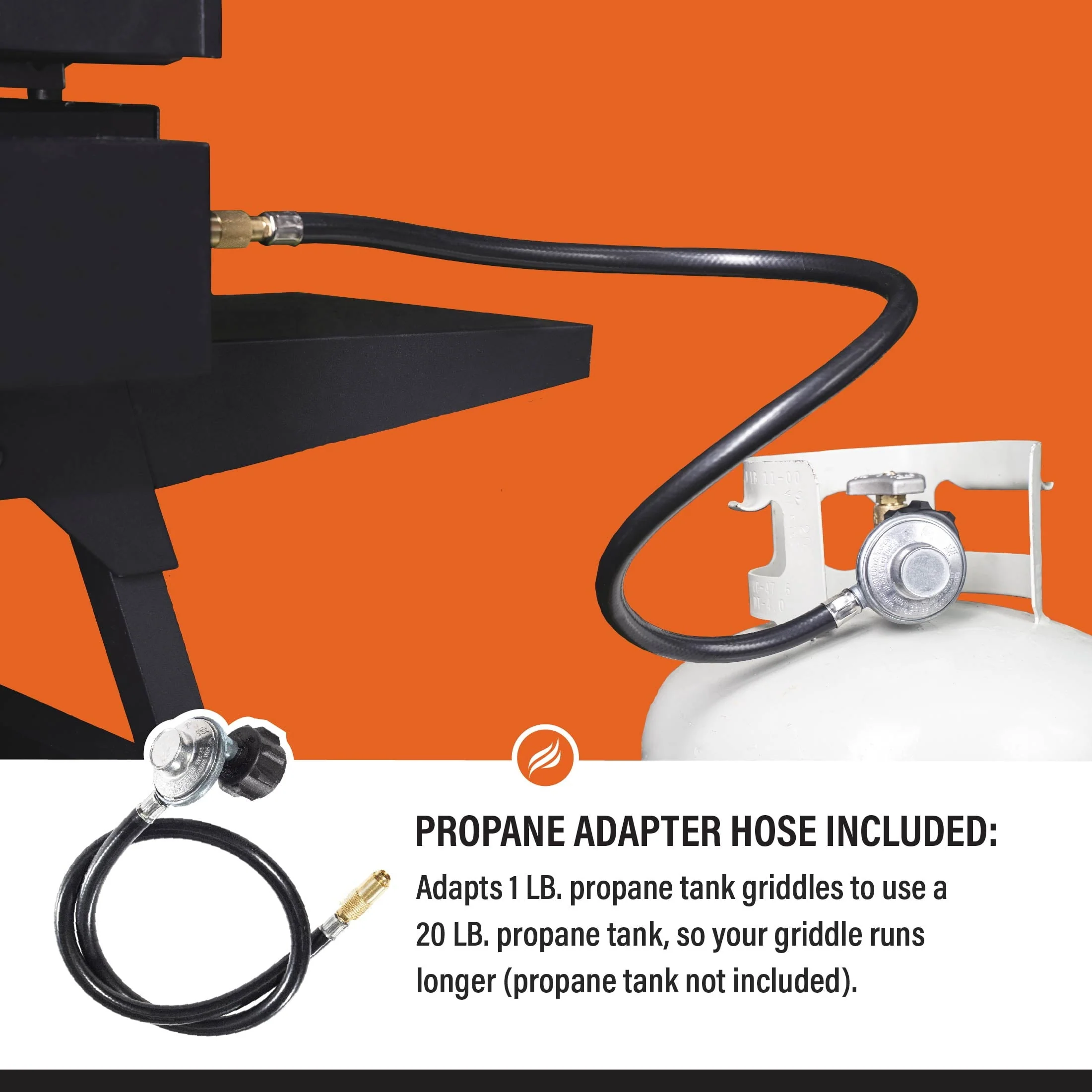 Adventure Ready 22" Griddle with Stand and Adapter Hose - Image 9