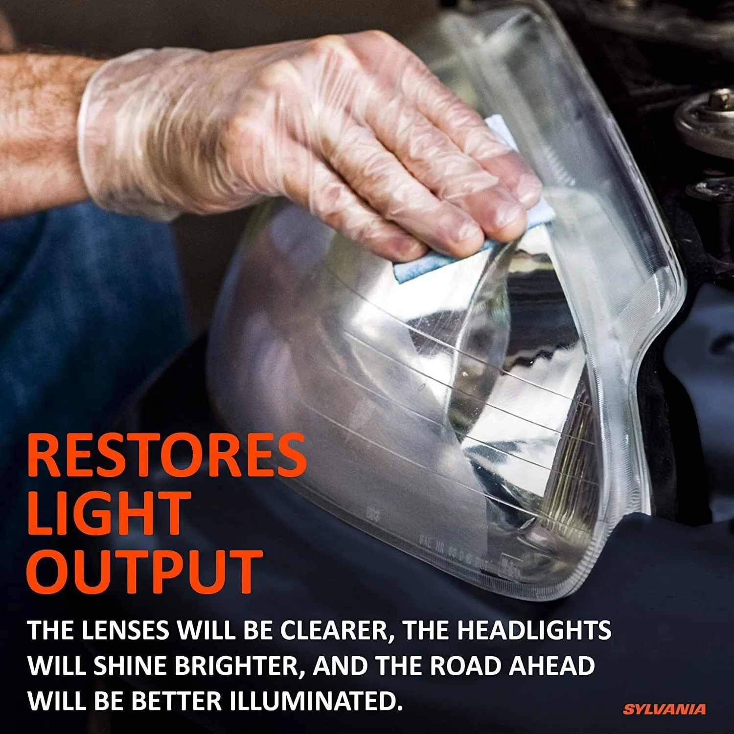Sylvania HRK.BX Automotive Car Headlight Lens Restoration Kit Detailing Supplies