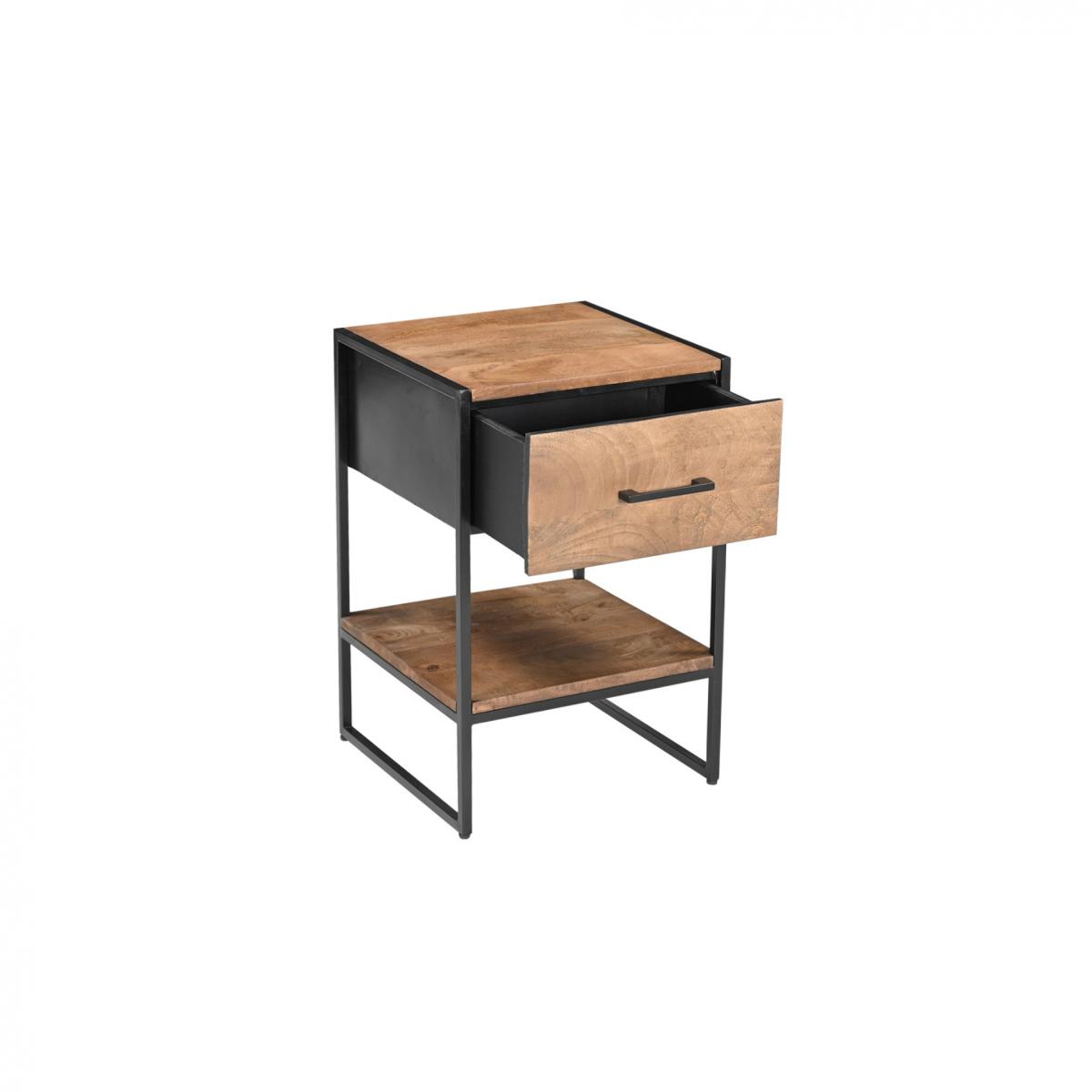 Livingfurn - Elin nachtkastje 40 cm mangohout - naturel