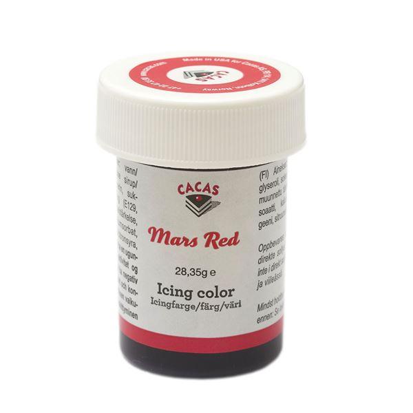 Icing-/konditorfarge mars rød