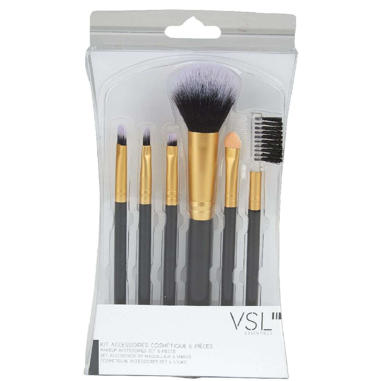 Kit maquillage pinceau 6 pièces