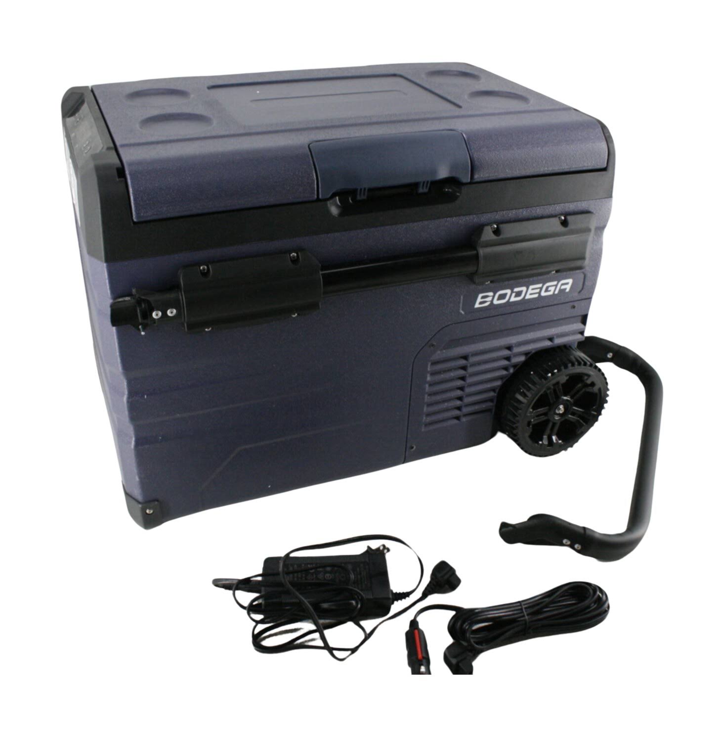 BODEGACOOLER 12 Volt Car Refrigerator, RV Car Fridge Dual Zone App Control, Portable Freezer,37 Quart (35L) -4-68 RV Electric Compressor Cooler 12/24