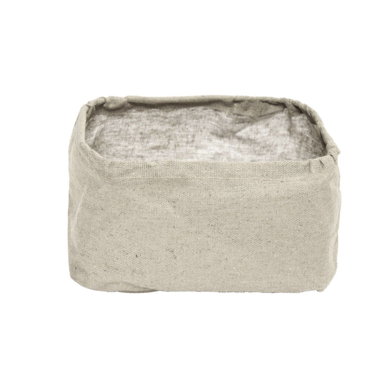 Panier de rangement vert ou marron 17x12xH10cm - 2 modèles