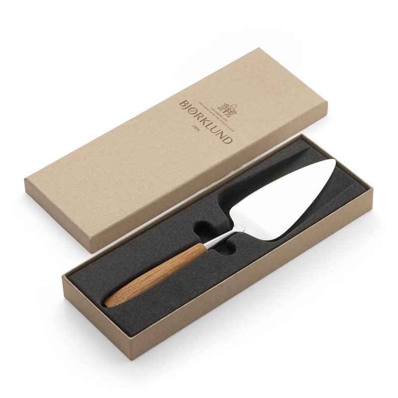 Treskaft kakespade 25,5 cm eik