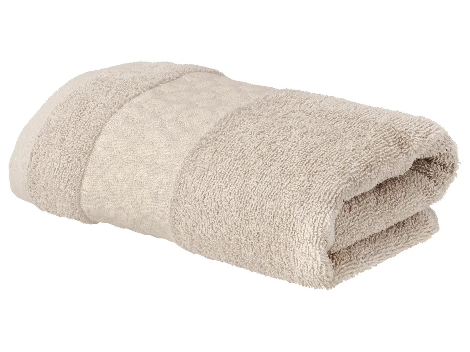LIVARNO Lot de 2 serviettes de toilette en ponge, 50 x 100 cm