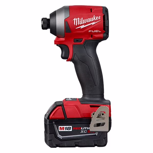 M18 Fuel 1/4" 18V Hex Impact Driver Kit 2853-22 with (2) 5Ah Batteries, Charger, Carrying Case