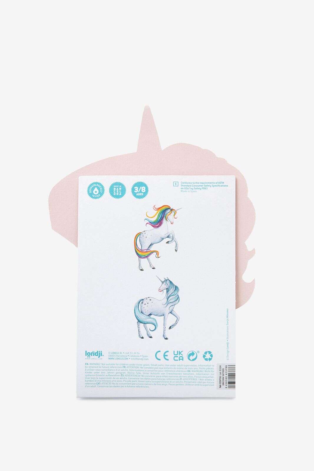 Unicorn tattoos 10 stuks groot