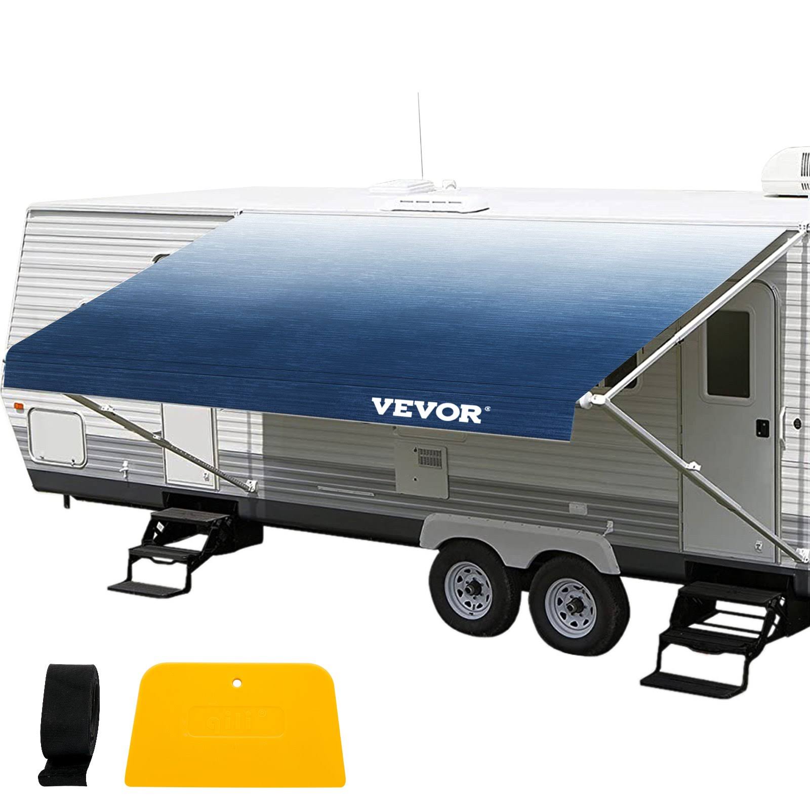 VEVOR RV Awning 21 ft Awning Replacement Fabric (20'2