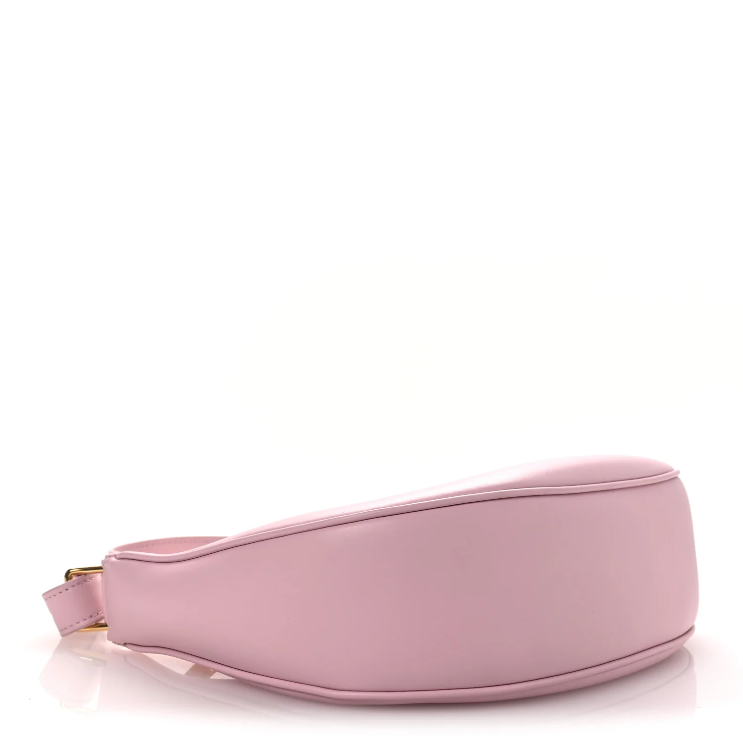 Smooth Calfskin Medium Strap Ava Triomphe Shoulder Pastel Pink