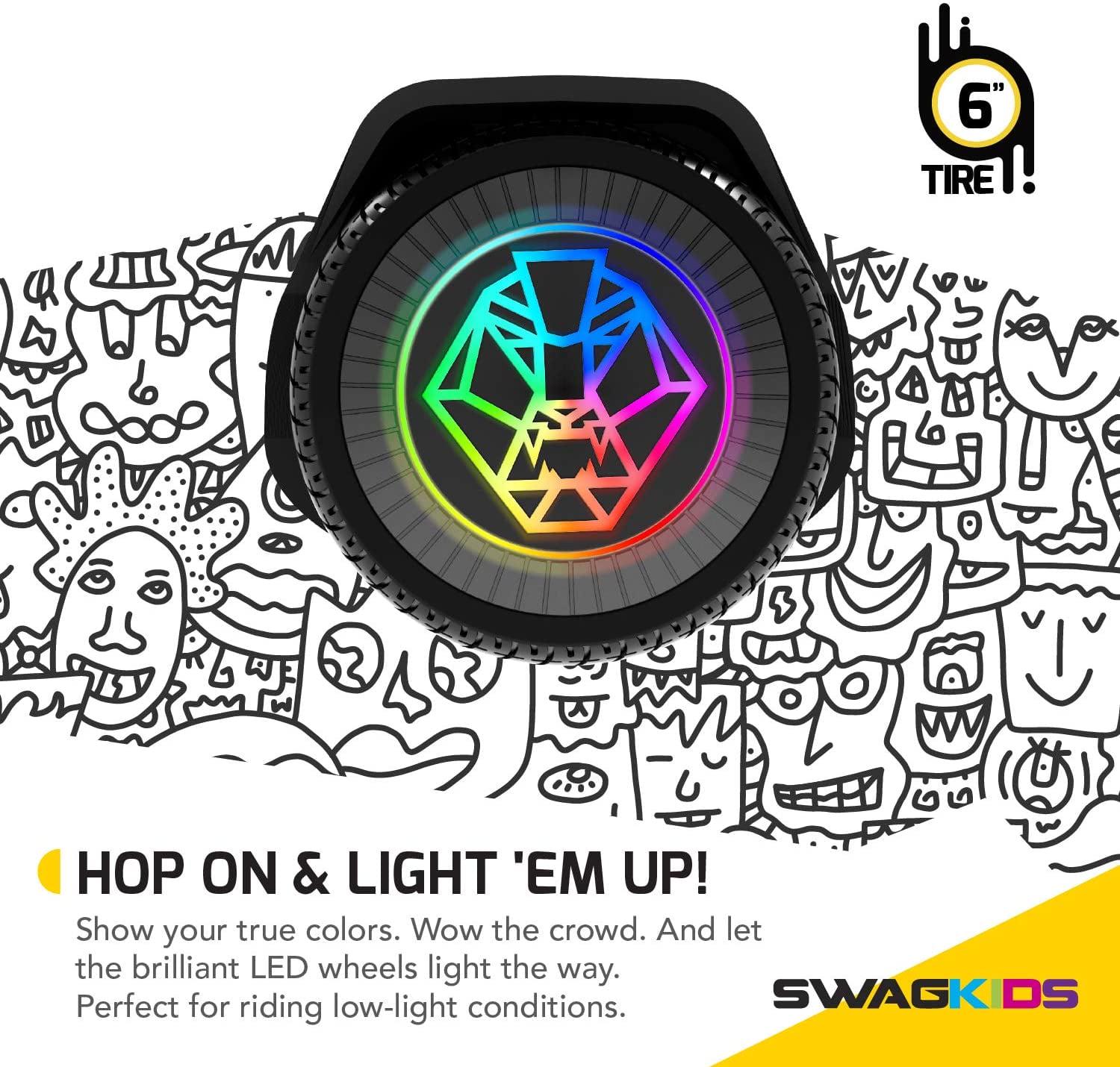 Swagboard Twist T580 Hoverboard with Light-Up LED Wheels and Exclusive Life™ Battery (UL-Compliant) - Image 3