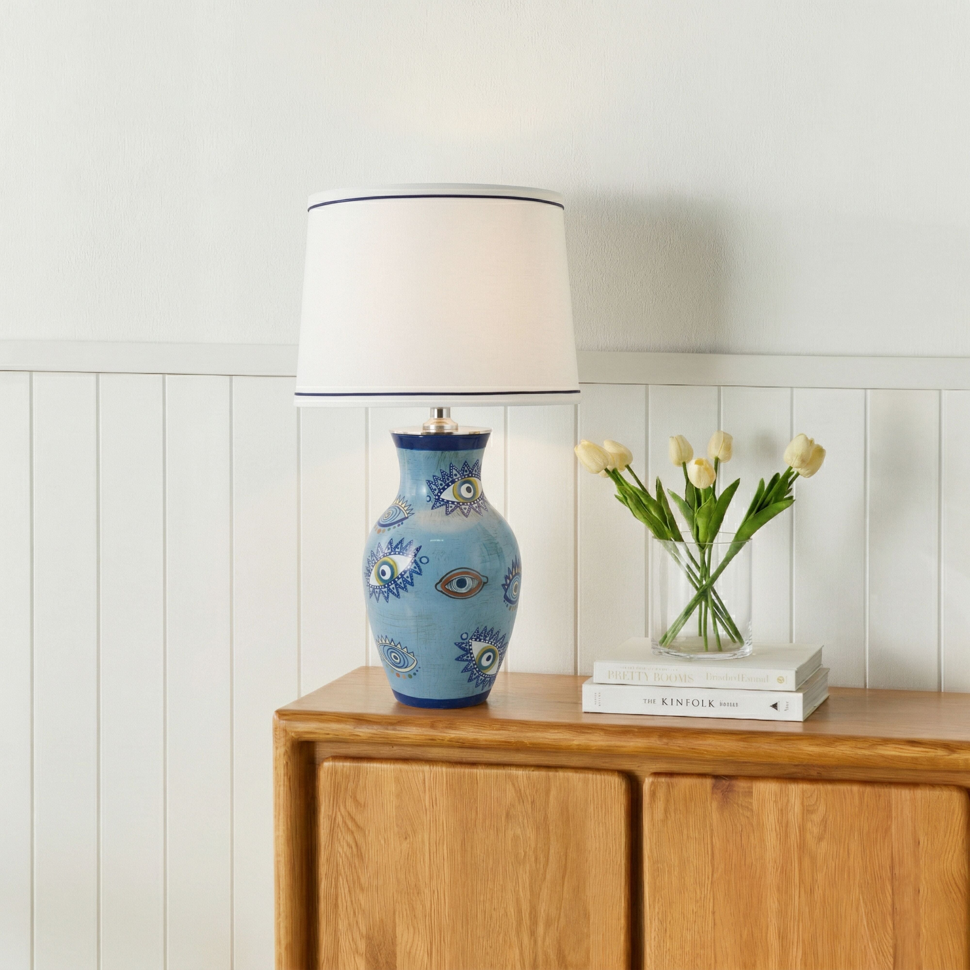 Eye Spy Table Lamp Blue 55cm