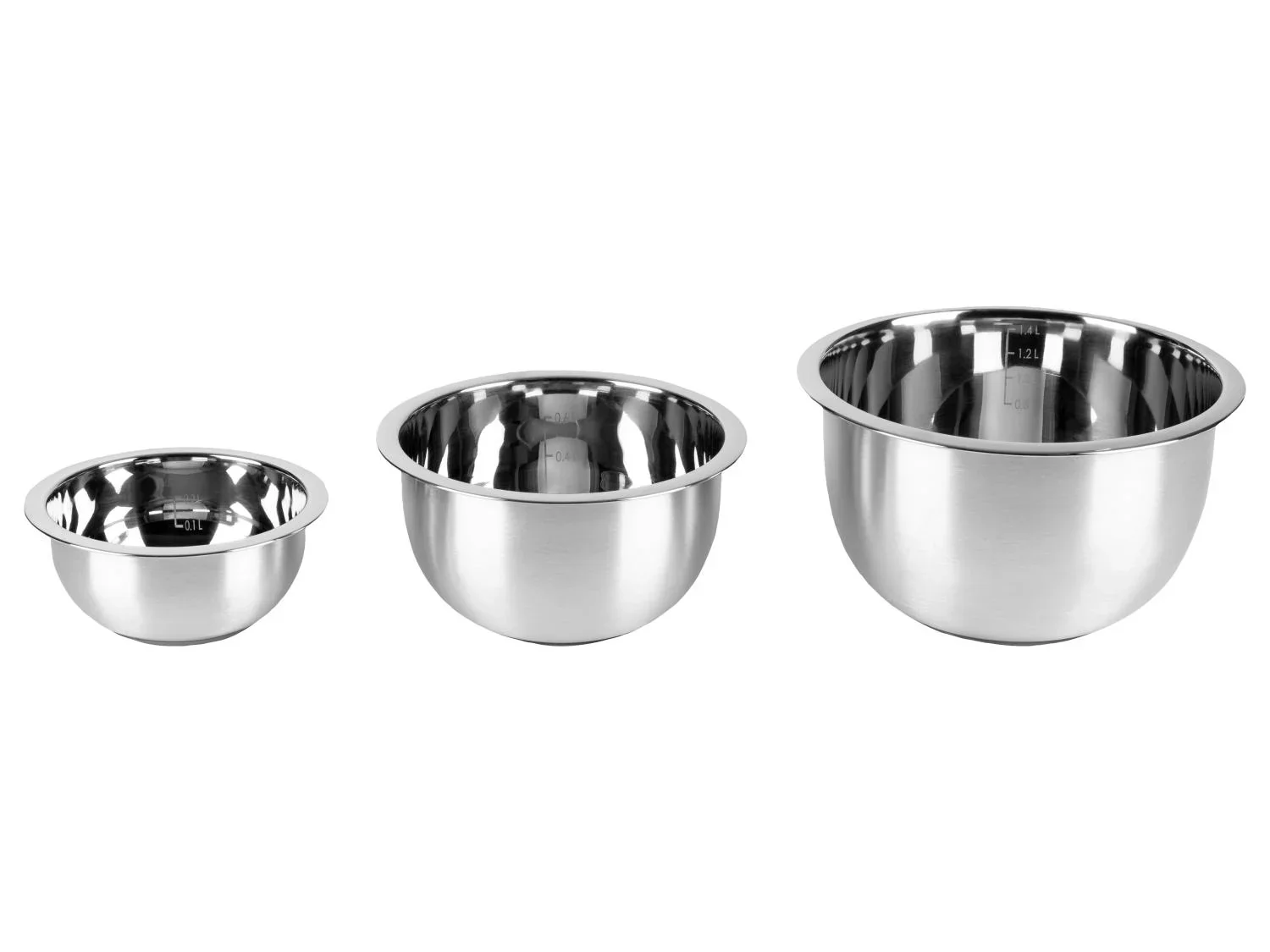 LIVARNO home Set de saladiers en inox