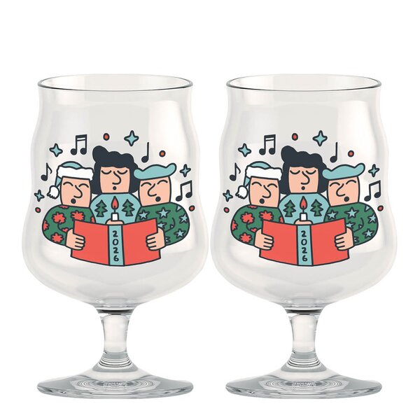 Mikkeller ølglass universal 2026 40 cl 2 stk