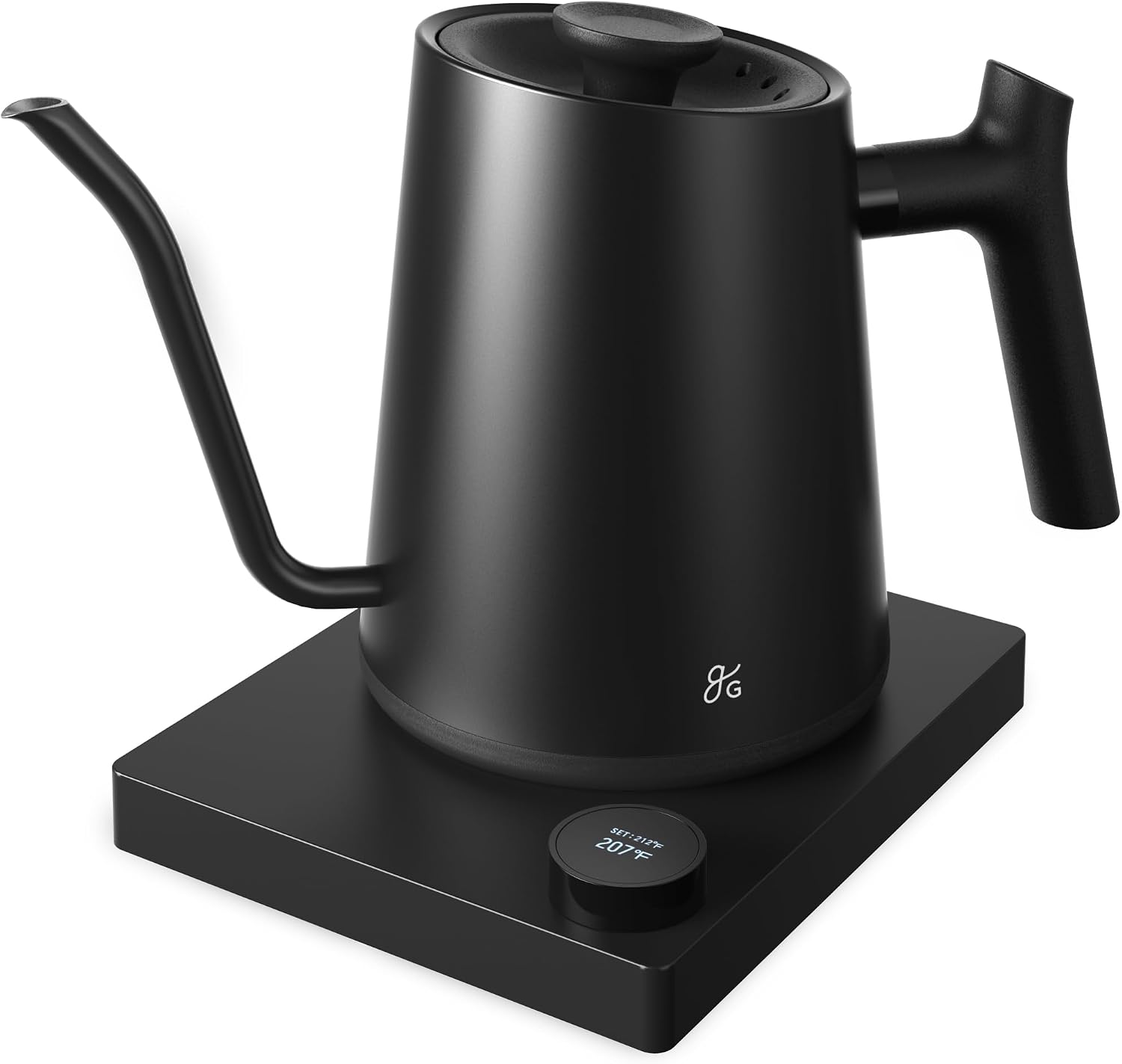 Greater Goods Gooseneck Electric Kettle, 1200W Temperature Control, 0.8L