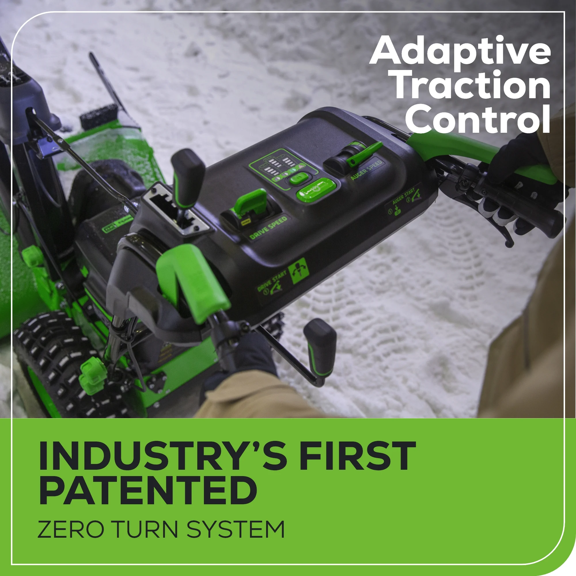 Greenworks Snow Blower 24 in 60V Two Stage Battery Powered Self Propelled Outdoor Equipment Image 9