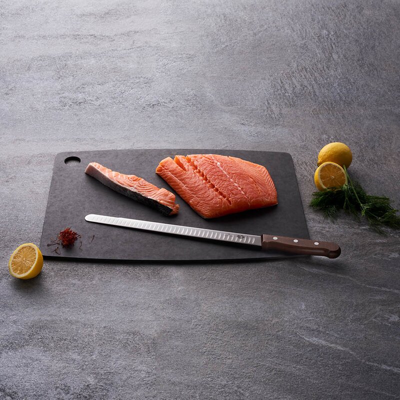 Kebony laksekniv 30 cm brun