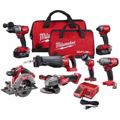 Milwaukee M18 Fuel 7pc Combo Kit