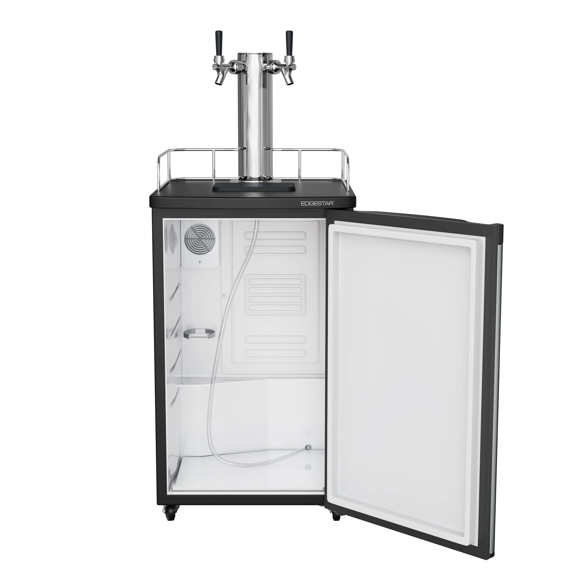 Kc2000twin 20" Wide Dual Tap Kegerator For Full Size Kegs Stainless Steel(Dual Tap) - Image 6