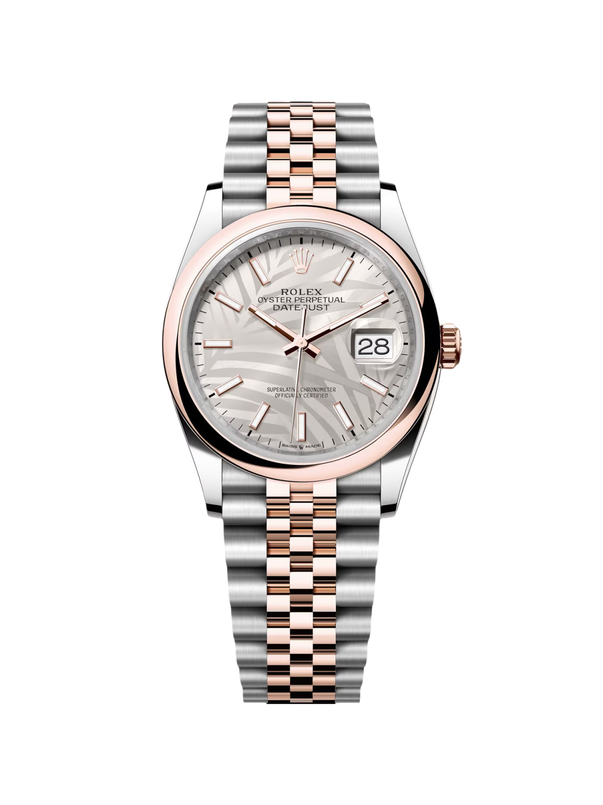 【Super Clone】RLX  Datejust 36mm 126201 Silver Dial Oyster Bracelet Watch