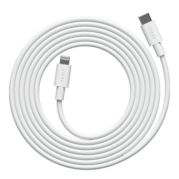 Cable 1 USB-C til Lightning kabel 2 m Opal White