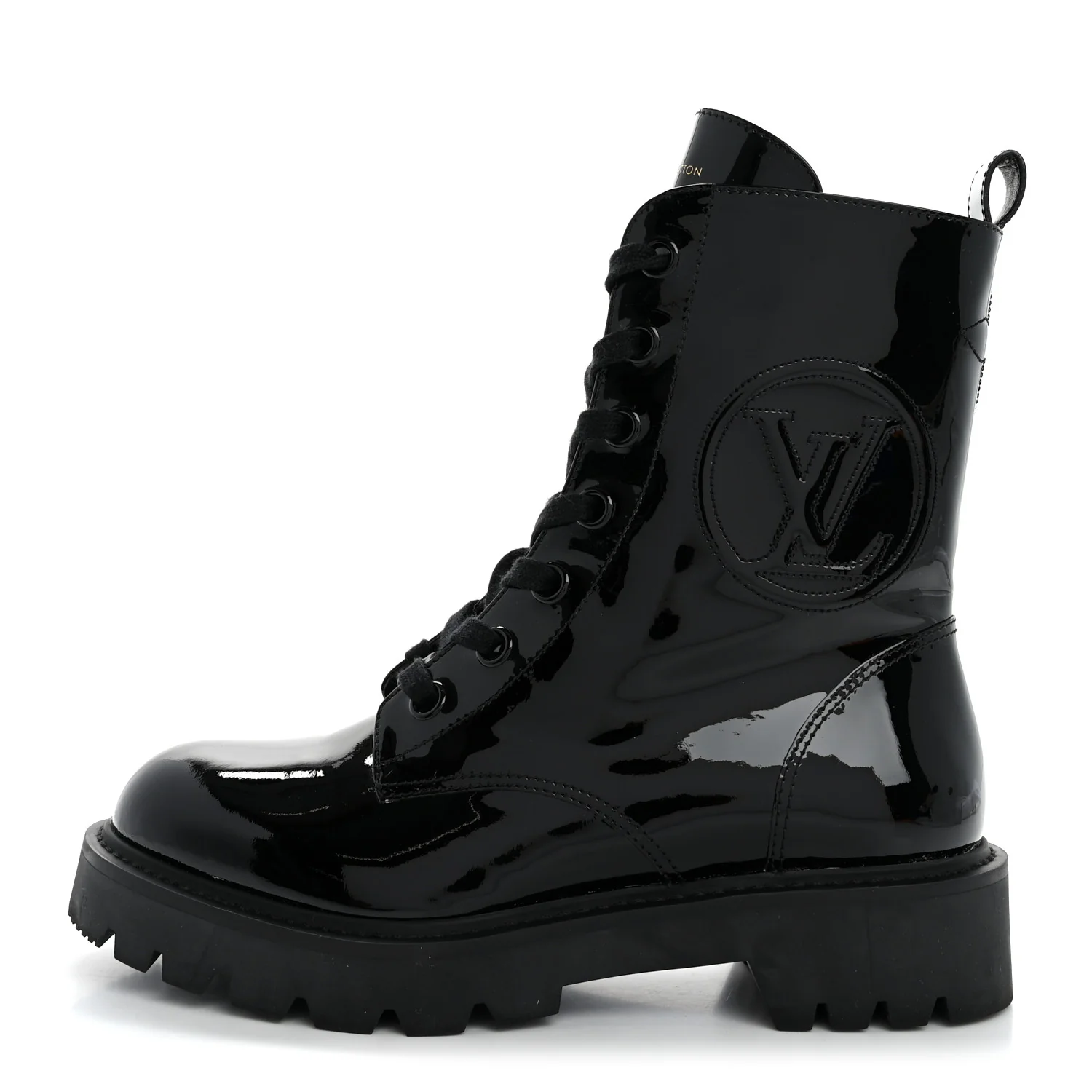Patent Territory Flat Ranger Boots 38 Black