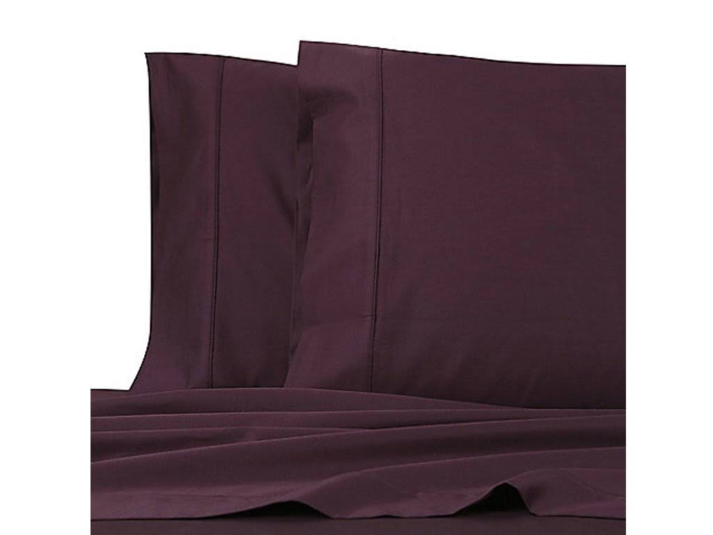 Wamsutta Dream Zone 1000-Thread-Count Sateen King Pillowcases in Plum (Set of 2)