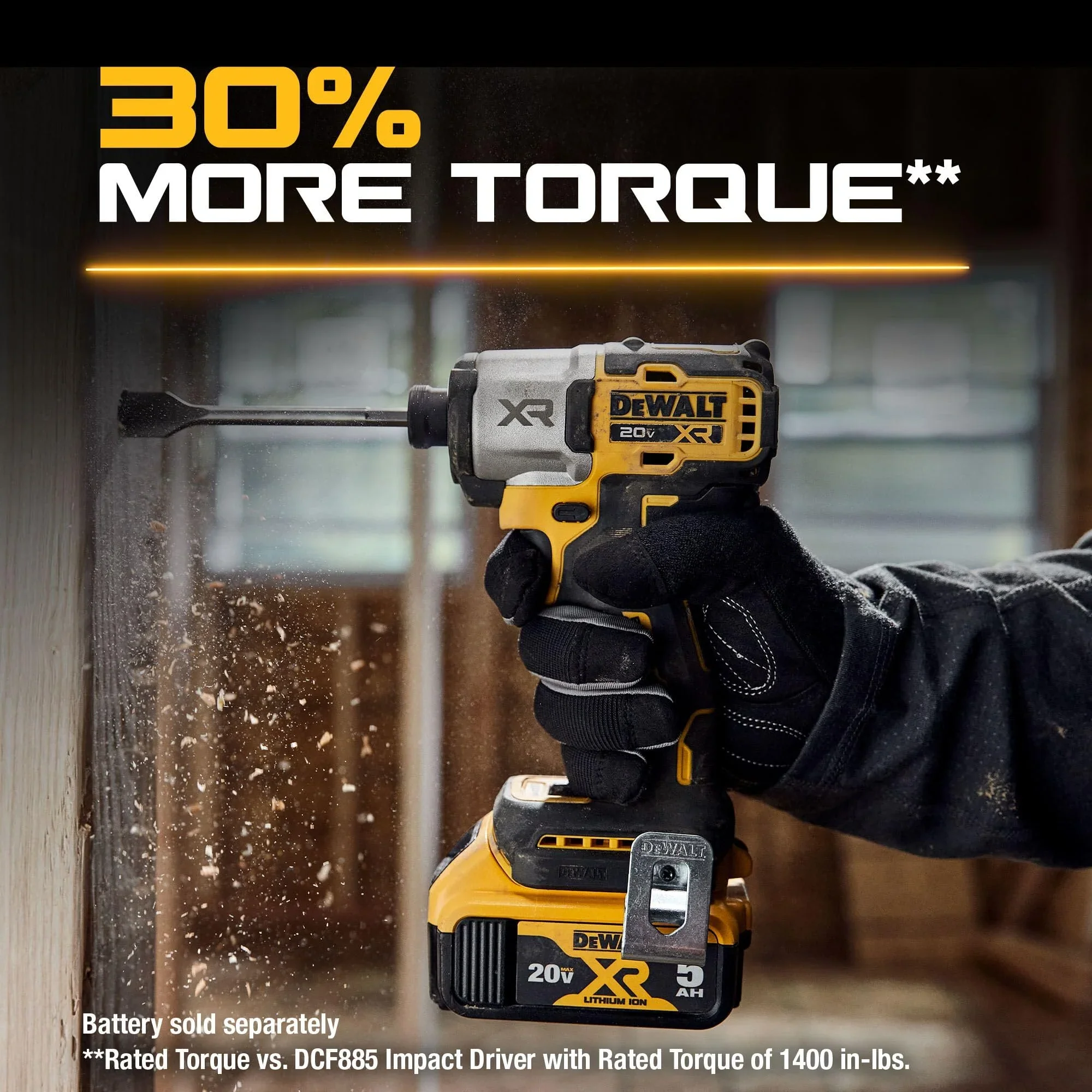 DEWALT 20V MAX XR Impact Driver, Brushless, 1/4, 3-Speed, Bare Tool Only (DCF845B) C21