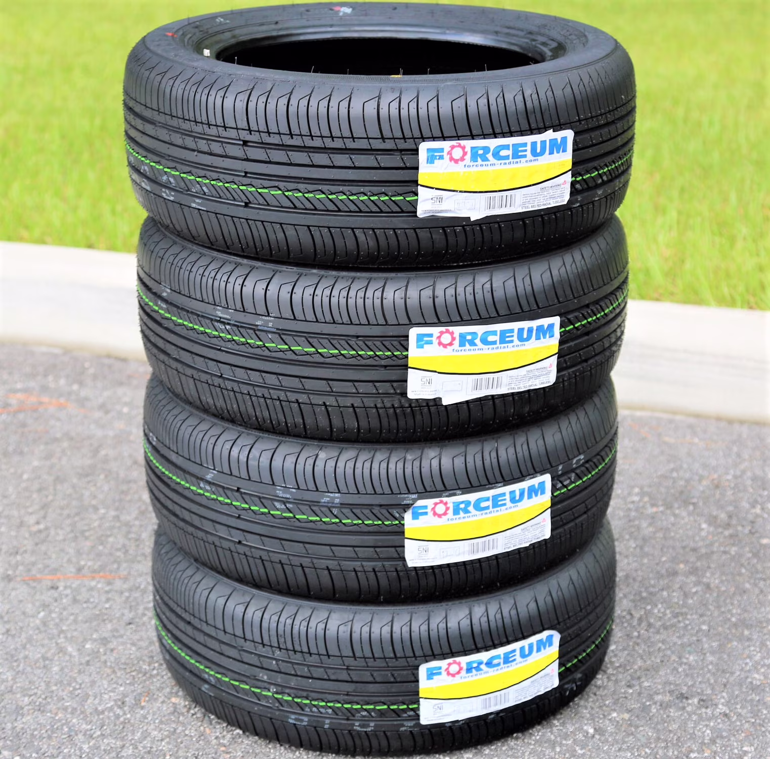 Set of 4 Forceum Ecosa 195/65R15 91H a/S All-Season Tires